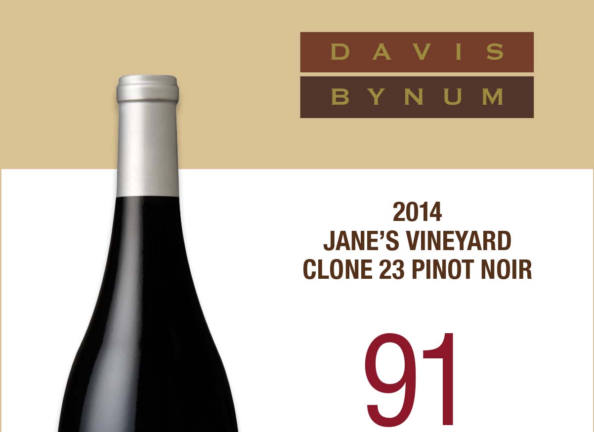 2014 Jane's Vineyard Pinot Noir, Clone 23 91 Points - Wine Enthusiast Thumbnail