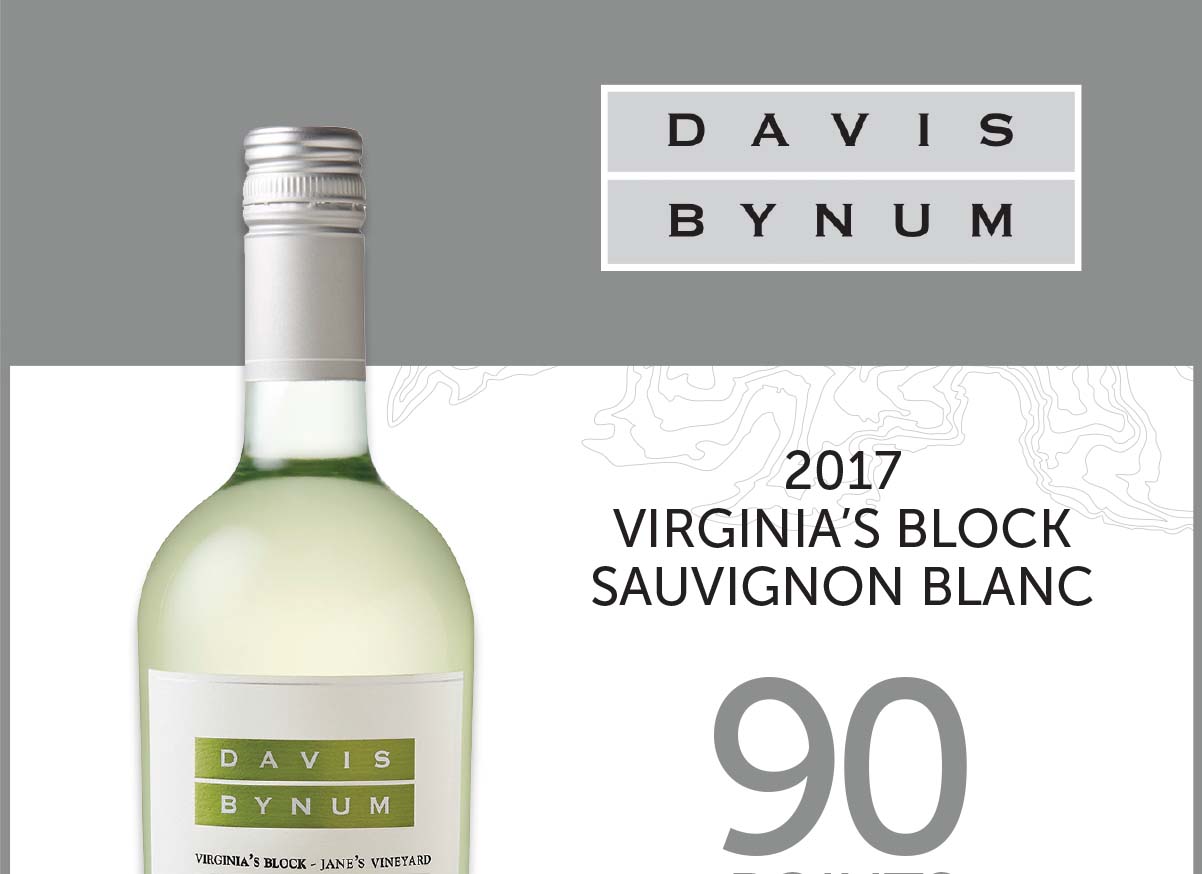 2017 Virginia's Block Sauvignon Blanc 90 Points - Wine Spectator Thumbnail