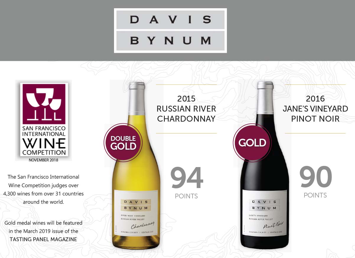 Davis Bynum Wines Win Gold Sell Sheet Thumbnail