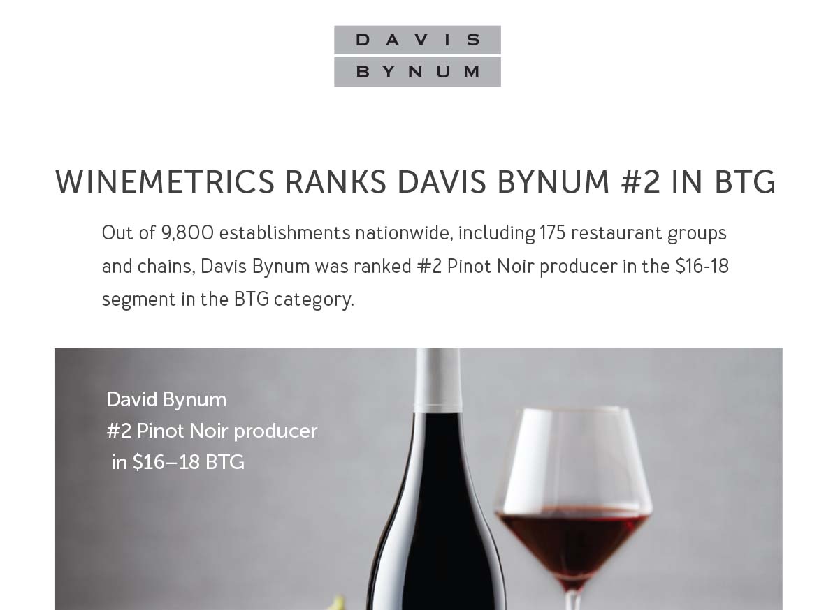 Russian River Valley Pinot Noir Ranked # in BTG Category - Winemetrics Thumbnail