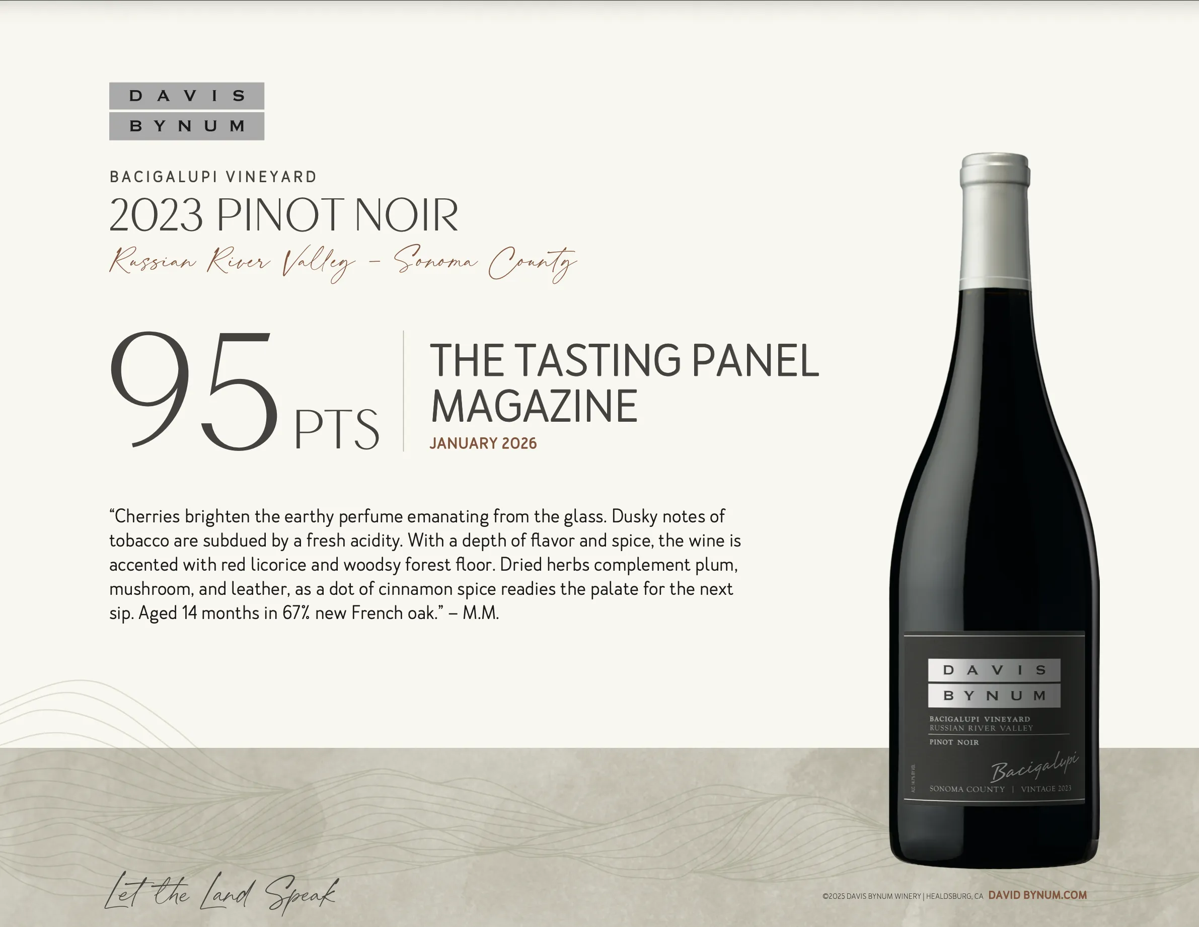 2023 DB Bacigalupi Pinot Noir The Tasting Panel Magazine thumbnail