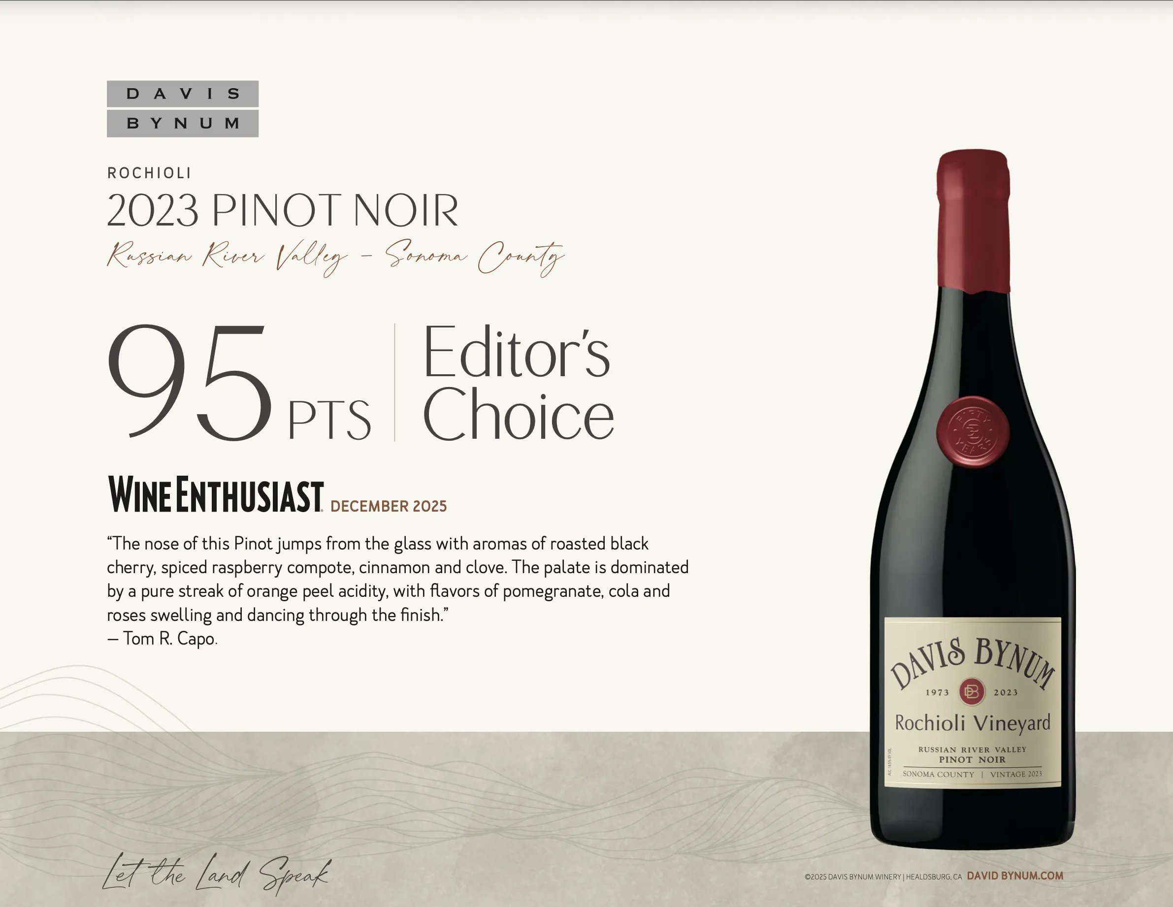 2023 DB Rochioli Pinot Noir Wine Enthusiast thumbnail